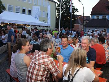 Freie Plätze waren beim Altstadtfest Mangelware. Foto: Evi Seeger