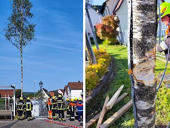 Nüdlingen: Feuerwehr zeigt nach Maibaum-Fehlschlag Humor - und lädt Täter ein
