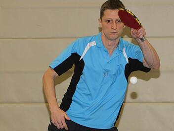 Andreas Wittig punktete für den TTC Sand gegen Bad Königshofen und Rottenbauer.