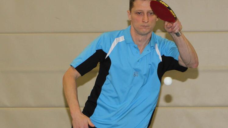 Andreas Wittig punktete für den TTC Sand gegen Bad Königshofen und Rottenbauer.