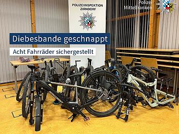 Fahrraddiebstahl in großem Stil - Polizei nimmt Trio im Kreis Fürth hoch
