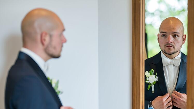 Tut er das Richtige? Daniel vor seinem Ja-Wort.