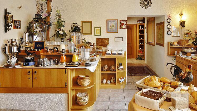 Blick in den Frühstücksraum.  Foto: privat