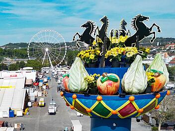 Vor dem 179. Cannstatter Volksfest