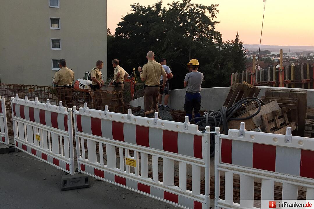 Schwerer Arbeitsunfall auf Baustelle in Kulmbach