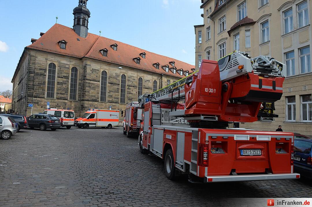 Großeinsatz an Maria-Ward-Schule Bamberg