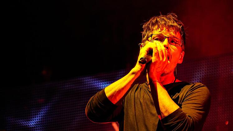 a-ha-Sänger Morten Harket beim Konzert in Coburg.Foto: Matthias Hoch