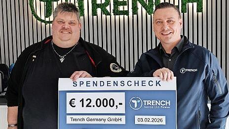 Gesch&auml;ftsf&uuml;hrer Marco Richter (rechts) mit Betriebsratsvorsitzender Marco Gottschling (links).