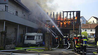 Brand in Obernbreit Brand in Obernbreit