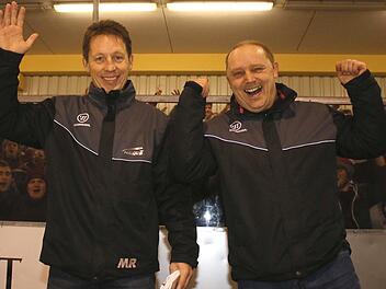 Viel Grund zum Jubeln hatten Trainer Martin Reichert (l.) und Sportvorstand Andreas Reichert in den letzten Monaten.