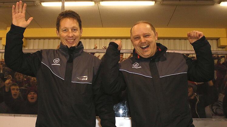 Viel Grund zum Jubeln hatten Trainer Martin Reichert (l.) und Sportvorstand Andreas Reichert in den letzten Monaten.