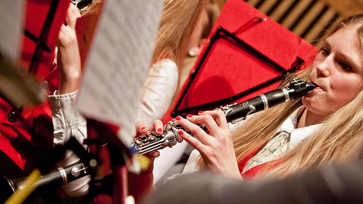Impressionen vom Konzert des Jugendorchesters und des Musikvereins Rödental in der Franz-Goebel-Halle.Foto: Jochen Berger