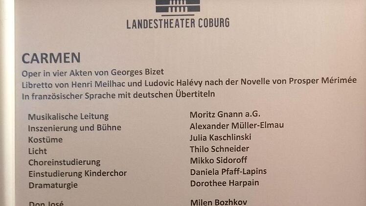Souveräner Auftritt: Als GMD-Kandidat leitete Moritz Gnann eine Aufführung von Bizets Oper "Carmen" am Landestheater Coburg.Foto: Jochen Berger