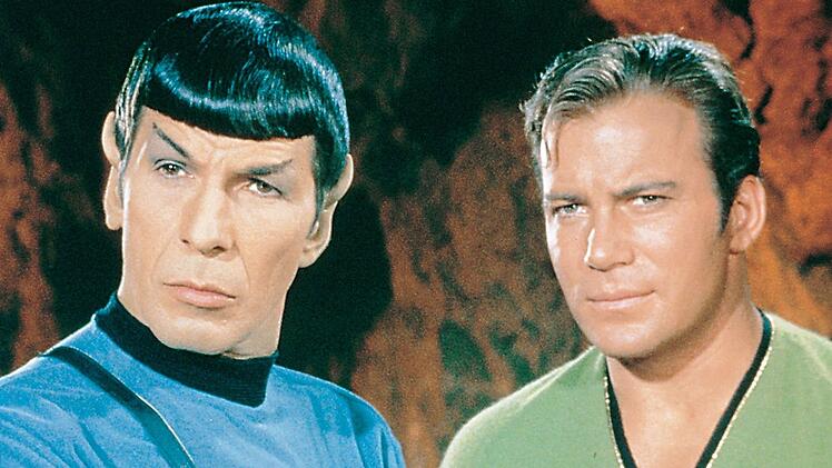 Leonard Nimoy (links) und William Shatner gingen einen gro&szlig;en Teil ihrer Karriere Seite an Seite.