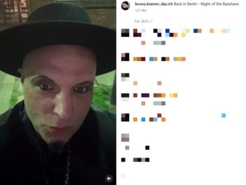 Bruno Kramm in einem Instagram-Post vom April 2024. Überraschend starb er jetzt mit nur 58 Jahren. Bruno Kramm in einem Instagram-Post vom April 2024. Überraschend starb er jetzt mit nur 58 Jahren.