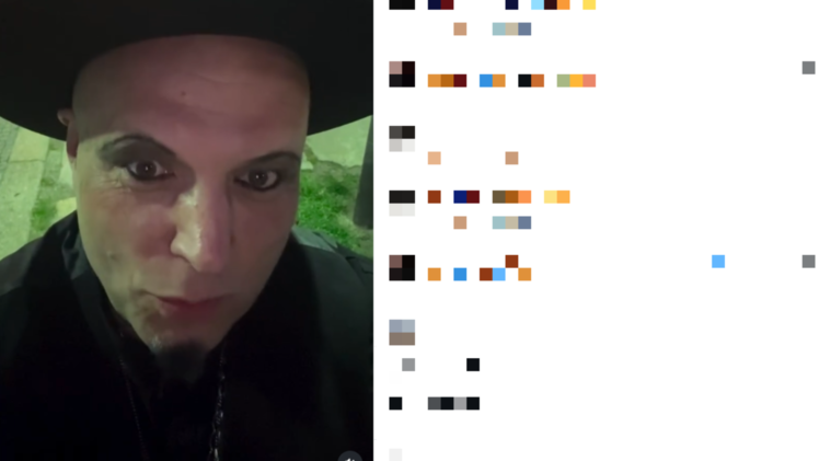 Bruno Kramm in einem Instagram-Post vom April 2024. &Uuml;berraschend starb er jetzt mit nur 58 Jahren.