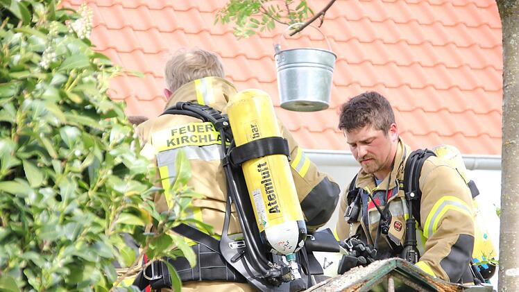 Atemschutzträger waren im Einsatz.