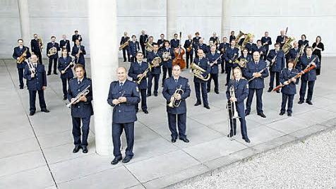 Das Bundespolizeiorchester aus München Foto: Bundespolizei