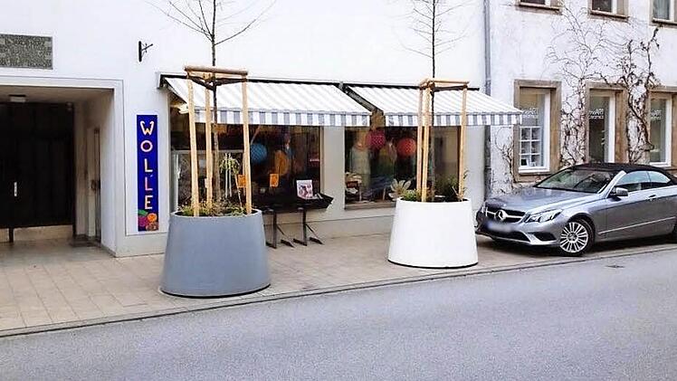 Zum Gruseln finden viele User die Kübel in der Heuwaagstraße in der Altstadt.  Foto: Stadt Erlangen