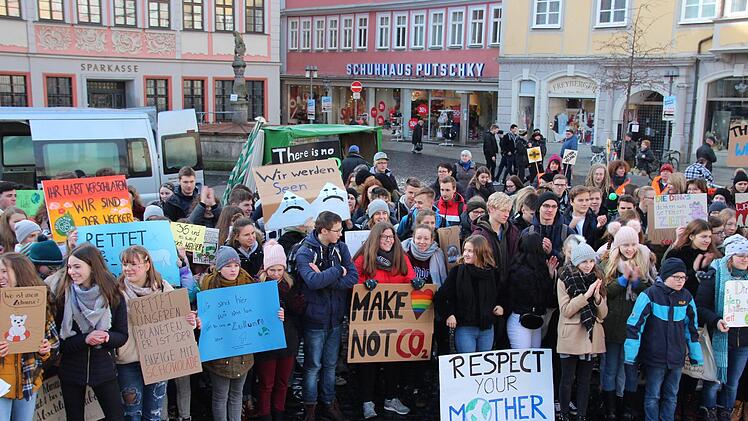 Schüler-Demo in Coburg für mehr Umwelt- und KlimaschutzOliver Schmidt
