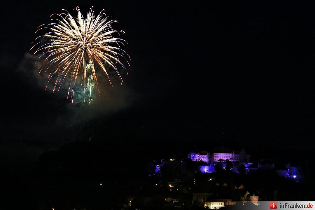 Feuerwerk am Kronacher Freischießen