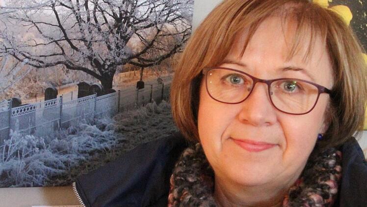 Mit dem Handy-Schnappschuss am Judenfriedhof bei Untermerzbach, der die Landschaft in Raureif zeigt, erzielte Gerda Schwarzböck Platz zwei des Fotowettbewerbs.Helmut Will