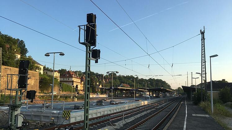 Impressionen von der Baustelle Bahnhof Coburg: Anfang Juli 2017Foto: Jochen Berger