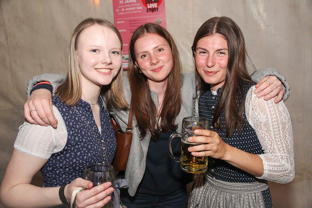 Die Partyband "highline" sorgte f&uuml;r gute Stimmung.