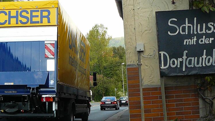 Das Rätselraten um den Bau der Umgehung Untersteinach-Kauerndorf geht weiter. Foto: Archiv/Klaus Peter Wulf