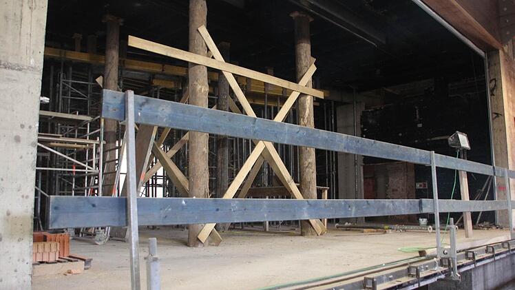 Ein Blick auf die Bühne. Foto: Marco Meißner