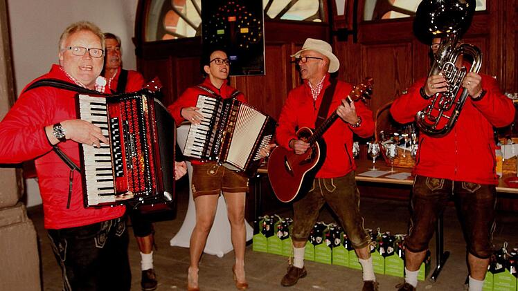 Die "Albertos" sorgten für Musik und Stimmung.