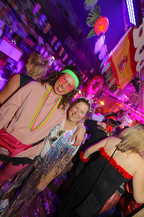 Beste Partystimmung in der Stadthalle