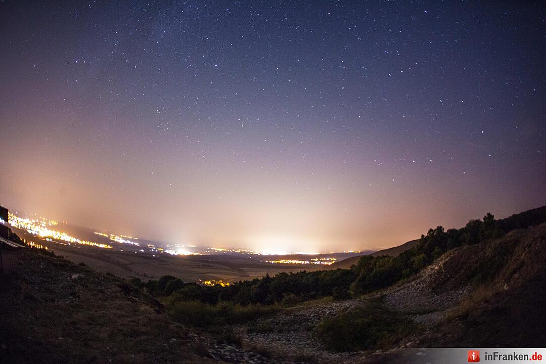 Sternschnuppen-Regen ueber Franken