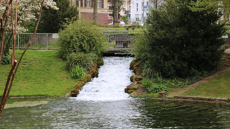 120 Liter in der Sekunde fließen durch den Liebfrauensee. Foto: Ralf Ruppert
