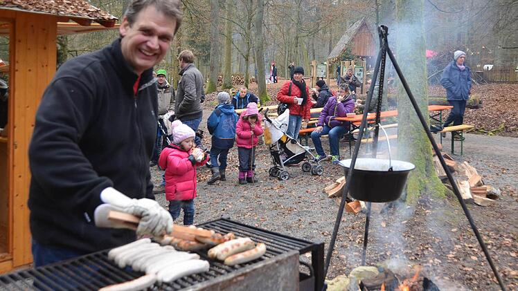 Nikolaus-Besuch im Klaushof Foto: Peter Rauch