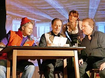 "Mord und Tod - Die 3 von der Zapfsäule" heißt das Stück, um das es beim Krimi-Dinner geht. Foto: pr