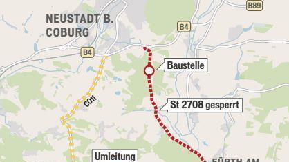 Die Umleitungsstrecke. - Grafik: Micho Haller