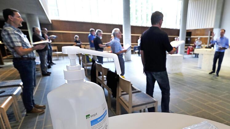 Unter Einschränkungen und Auflagen gilt seit dem 22. Juni die Erlaubnis, die Chorproben wieder aufzunehmen. Foto: Fränkischer Sängerbund