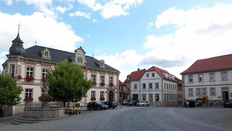 Blick auf den Marktplatz von Eltmann. Foto: sw/Archiv