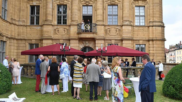 Die Eröffnung fand in der Villa Concordia statt. Das Internationale Künstlerhaus ist Kooperationspartner der Kunst- und Antiquitätenwochen 2016. Foto: Ronald Rinklef