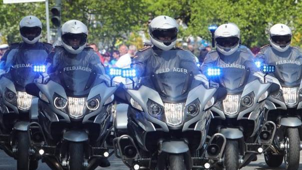 Der Motorrad-Korso zur Sternfahrt 2018. Foto: Barbara Herbst