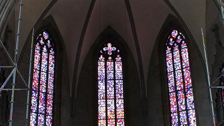Das Gerüst in der Kirche kann demnächst abgebaut werden. Foto: Ulrike Nauer