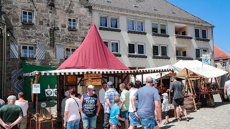Impressionen vom Stadtspektakel in Kronach. Foto: Matthias Hoch