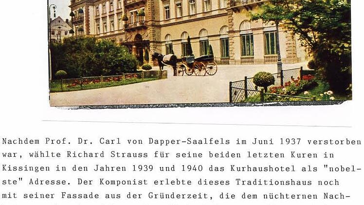 Bis nach dem Zweiten Weltkrieg prägte eine Gründerzeit-Fassade am Kurhaushotel den Kurgarten. Foto: Sammlung Peter Ziegler