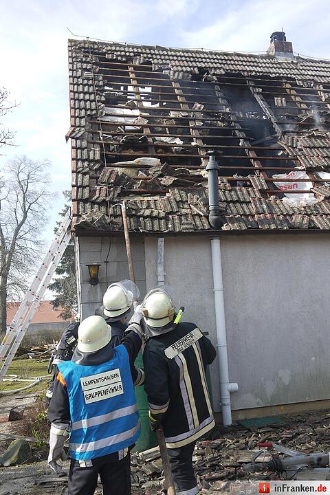 Bad Rodach: Brand in Mehrfamilienhaus