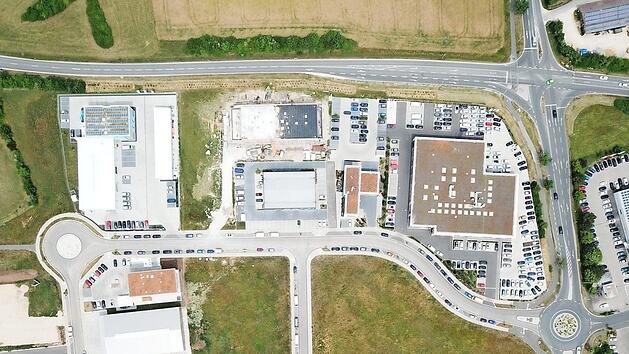Das Gewerbegebiet Nord. An der Max-Planck-Stra&szlig;e 6 (als Stichstra&szlig;e zu sehen) wird jetzt bald gebaut.  Foto: Herzo Werke