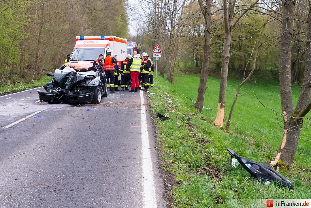 Frontale Kollision in Reichenberg