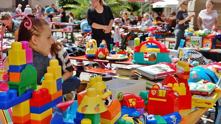 Kinder-Flohmarkt 2016 in Bad Kissingen. Foto: Sigismund von Dobschütz