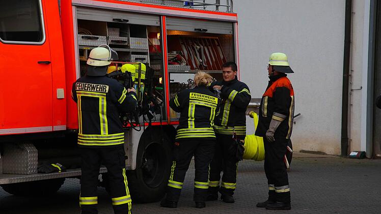 Feuerwehr-Großalarm in Steinbach Foto: Andreas Brandl