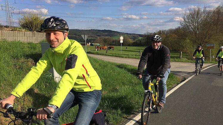 Fahrradtour mit CSU-Bürgermeister-Kandidat Robert Bosch. Foto: Jürgen Gärtner